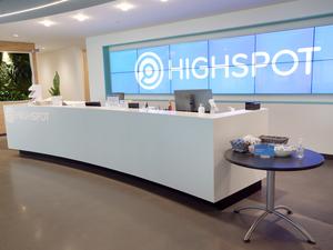 Highspot VP Jarod Greene is pictured at corporate headquarters in Seattle, Washington