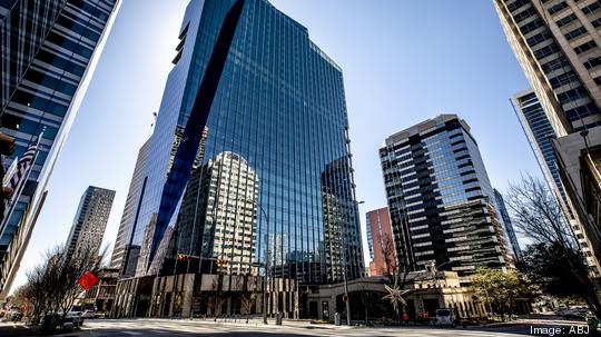 Downtown Austin buildings skyline Indeed Tower 2022 4735