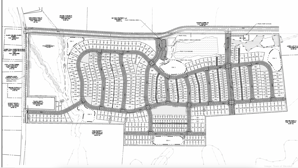 Meritage Homes (NYSE MTH) maps 400 new homes in Wendell NC Triangle