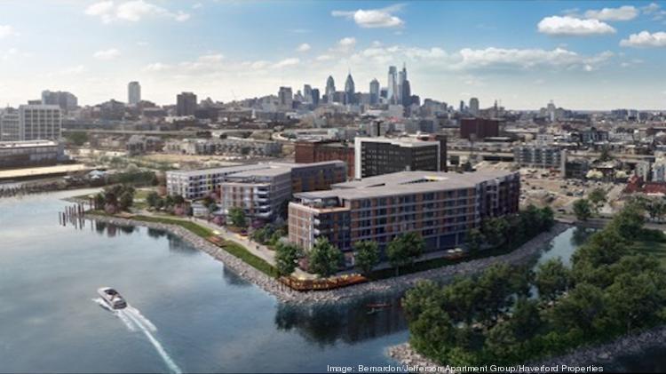 Haverford Properties Inc. and Jefferson Apartment Group are moving forward with a two-building residential complex at 501 N. Christopher Columbus Ave. in Philadelphia