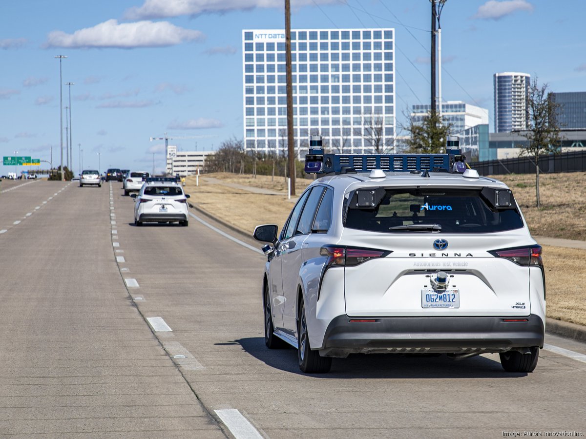 Aurora debuts its first ride-hailing fleet of Toyota Sienna vans 
