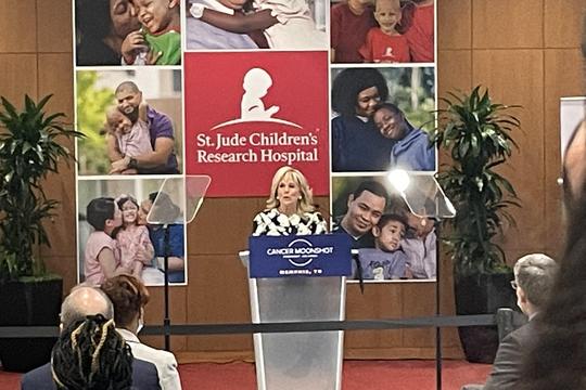 Jill Biden addresses St. Jude