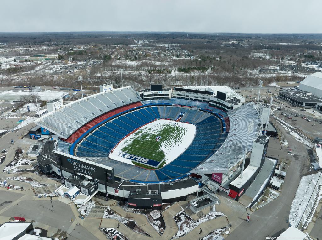 Bills release photos of Highmark Stadium covered in snow