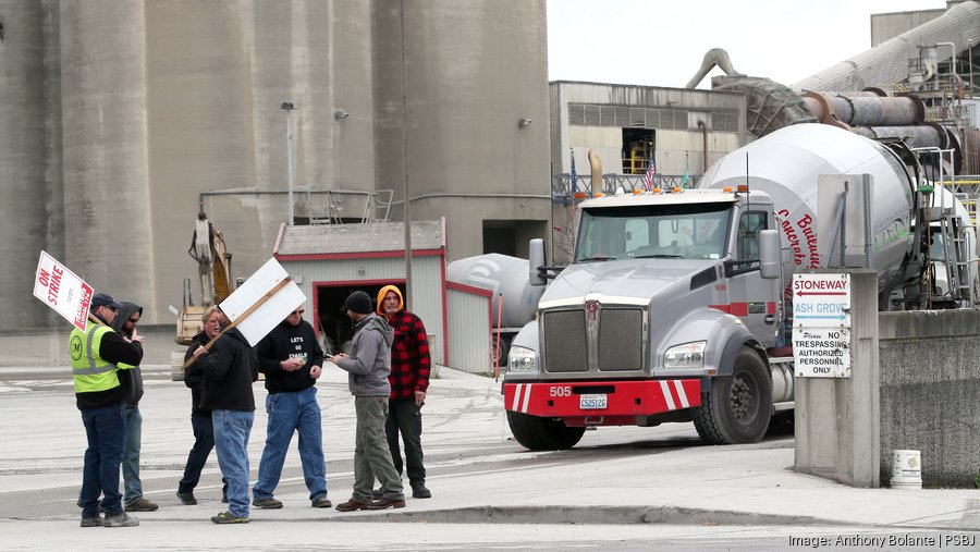 Teamsters reject latest offer from Seattlearea concrete companies