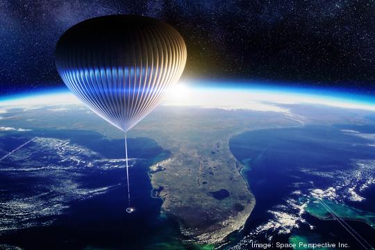 Space Perspective journey via Spaceship Neptune space balloon