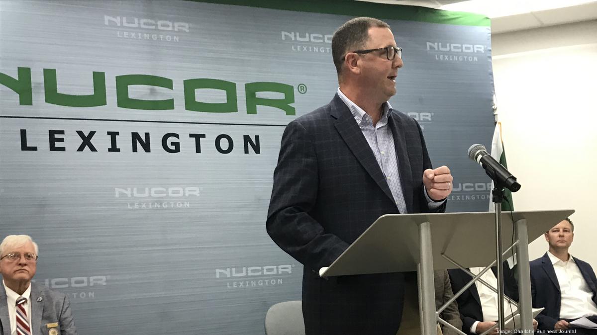 Nucor CEO Leon Topalian says I85 location key to building mill in North Carolina Charlotte