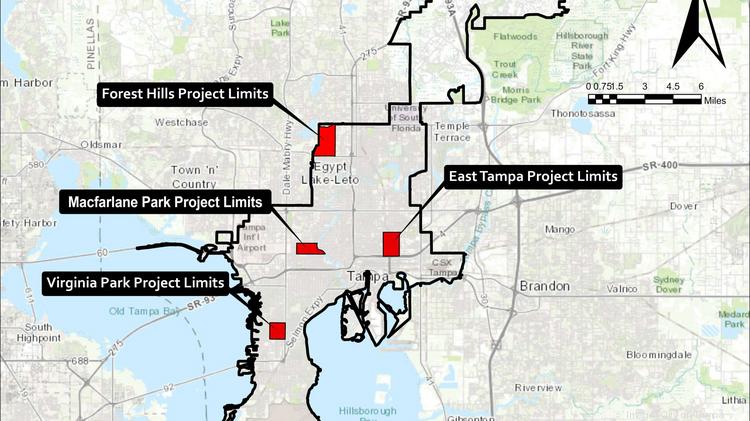 City Of Tampa Neighborhood Map Tampa To Replace Aging Infrastructure As Part Of New Initiative - Tampa Bay  Business Journal