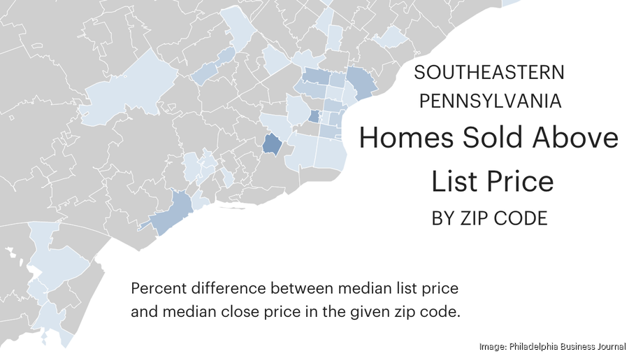 15 Philadelphiaarea ZIP codes where homes are selling for the most