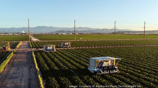 Advanced Farm Technologies Inc. Strawberry harvester