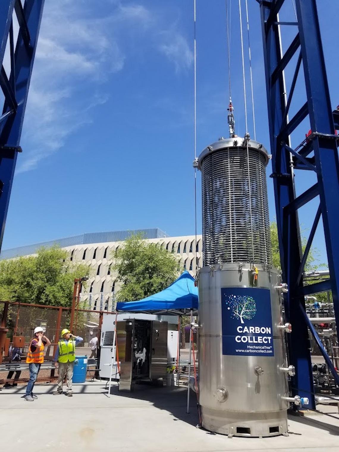 AZ Inno ASU plants 'mechanical tree' on Tempe campus to remove carbon dioxide