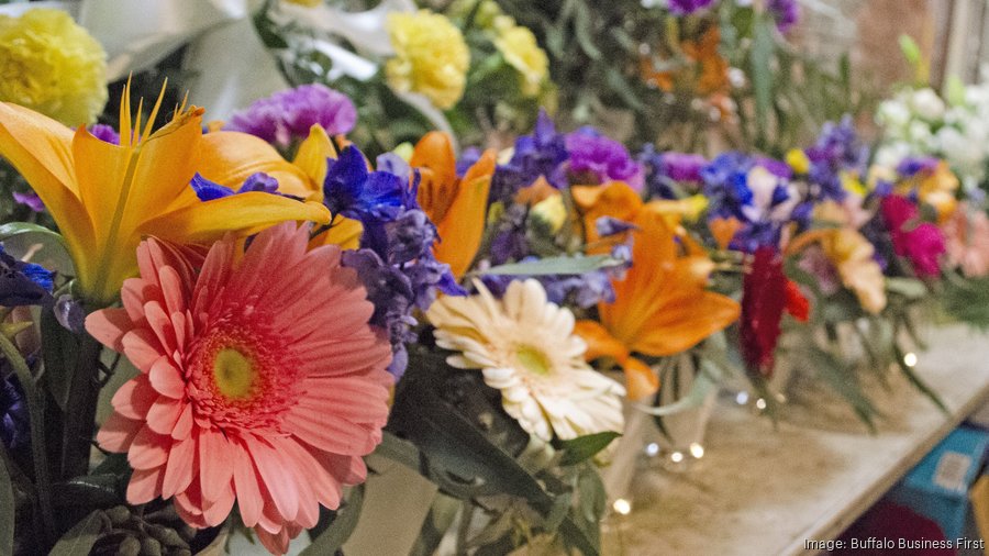 Maureen’s Buffalo Wholesale Flower Market in Buffalo was busy during