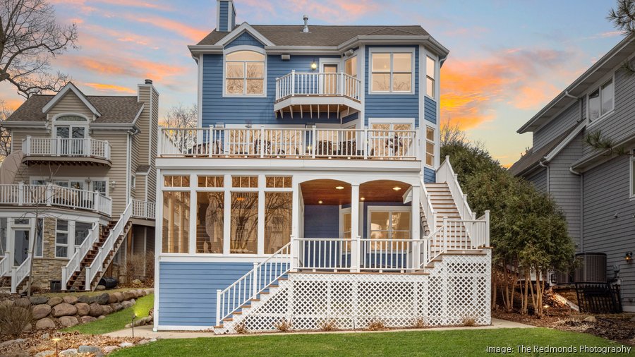 See Nagawicka Lake house with hot tub, elevator that just hit the