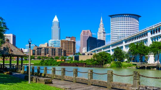 Downtown Cleveland Ohio Skyline (P)