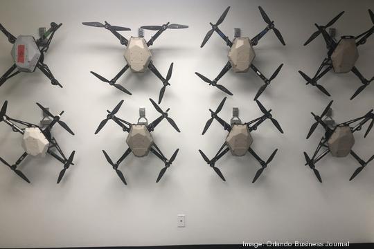 hoverfly drone wall