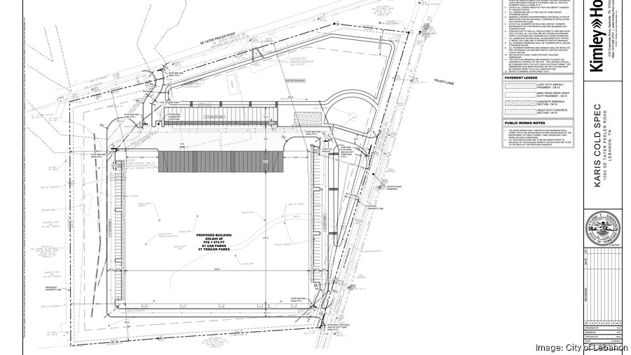 Karis Cold Storage plans facility for Lebanon Nashville Business Journal