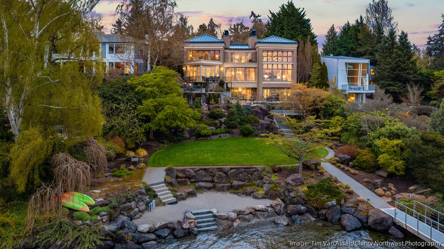 Former wireless exec sells Medina waterfront mansion for $23M - Puget ...