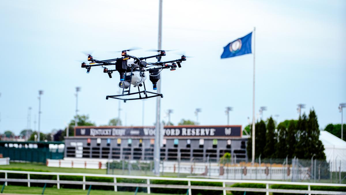 Local drone startup AERAS returns to sanitize Churchill Downs before