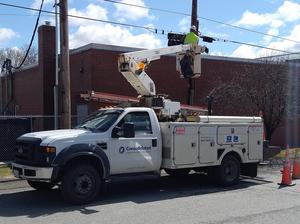 Consolidated Communications work truck