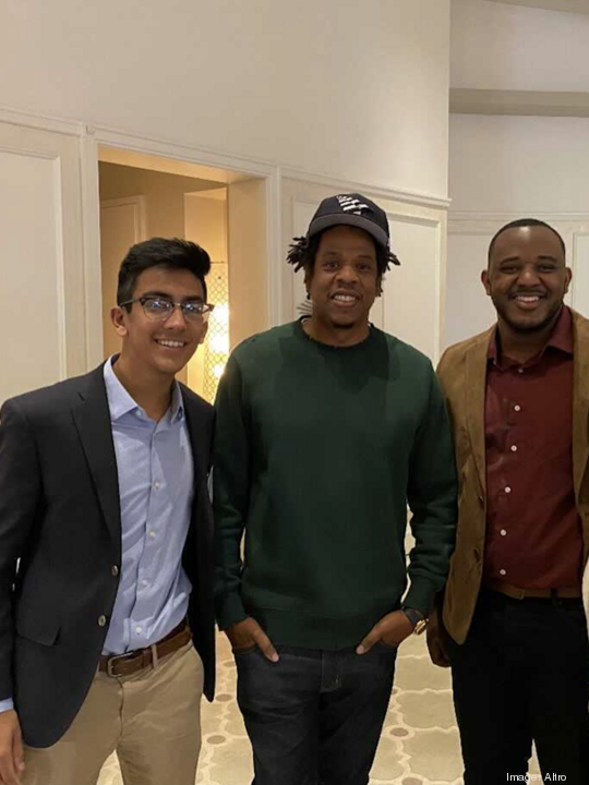 Michael Broughton, Jay Z and Ayush Jain