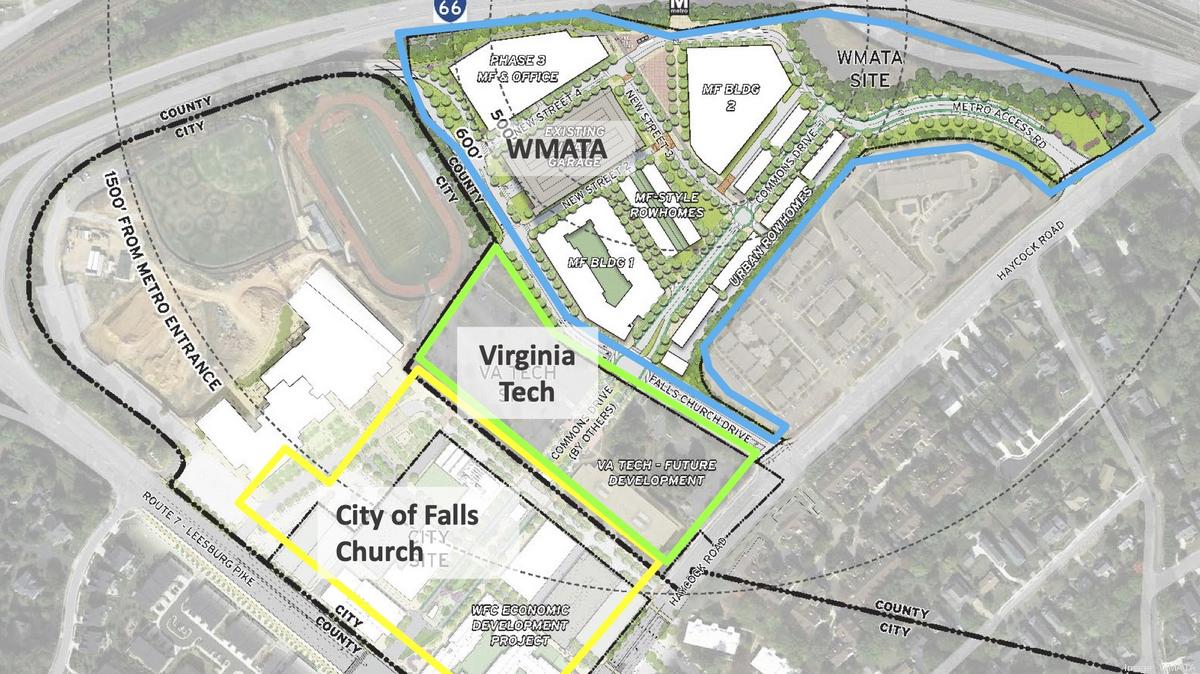 Developers advance complex publicprivate Falls Church redevelopment