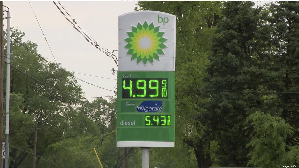 Gas hits 5 per gallon in Illinois St. Louis Business Journal