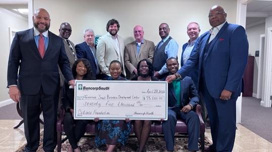 TSBDC at Southwest Tennessee Community College receives donation to support low­to-moderate income communities