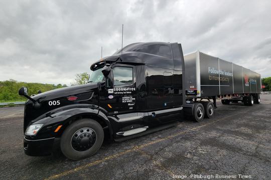 Autonomous vehicle startup Locomation shows off its tech in Pittsburgh