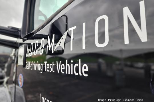 Autonomous vehicle startup Locomation shows off its tech in Pittsburgh