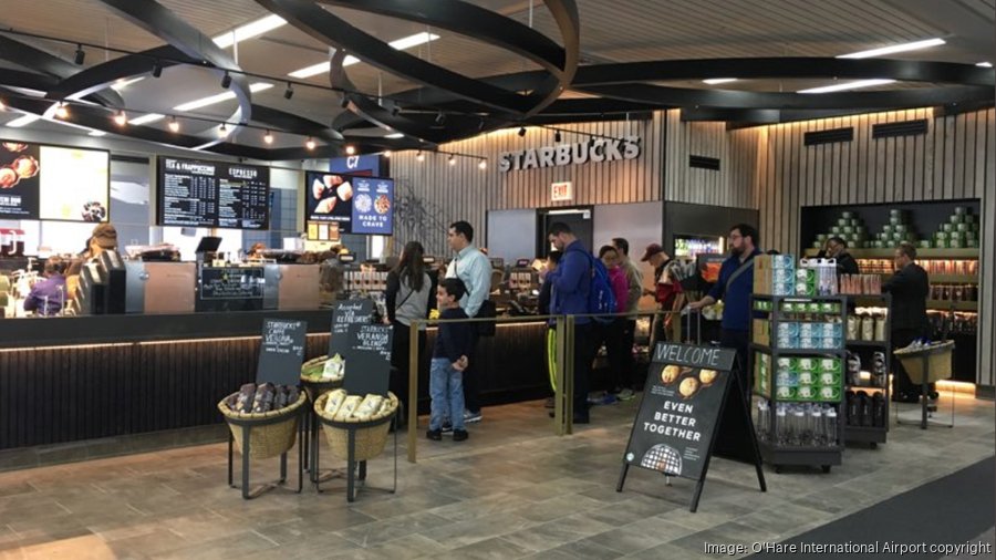 O'Hare has more Starbucks locations than any other U.S. airport