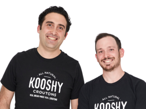 Kooshy Croutons Founder Shot White Background Square Crop