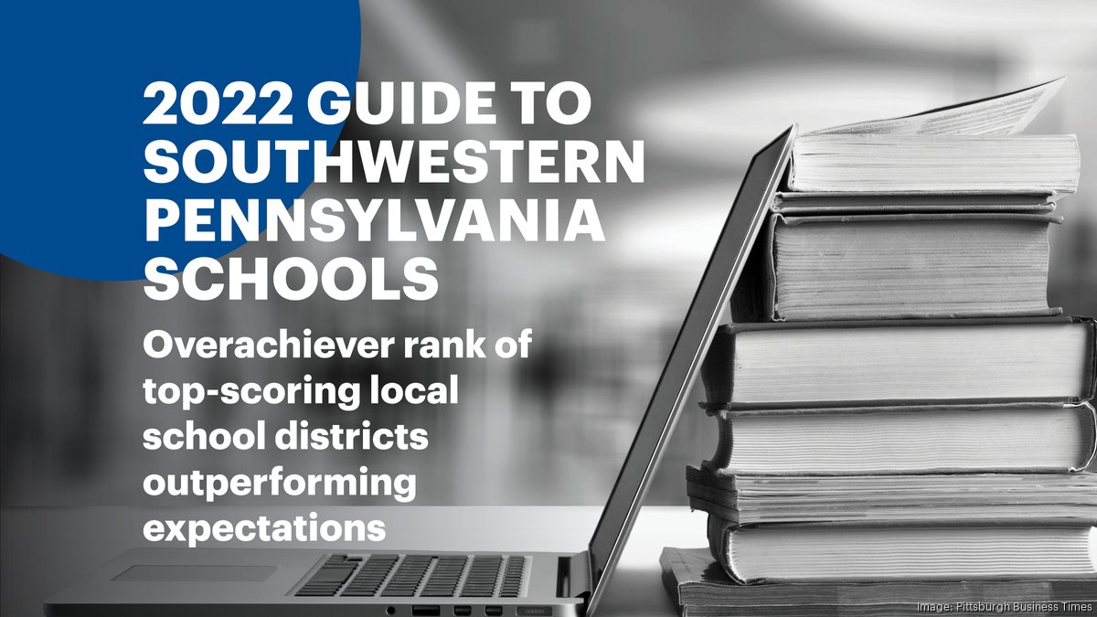 2022 School Guide rankings Overachieving school districts Pittsburgh