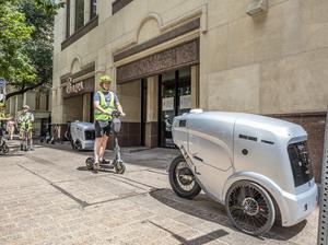 Get to know Refraction AI, the Austin robotics startup ferrying Chick-fil-A orders around downtown