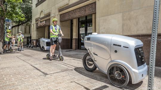 Get to know Refraction AI, the Austin robotics startup ferrying Chick-fil-A orders around downtown