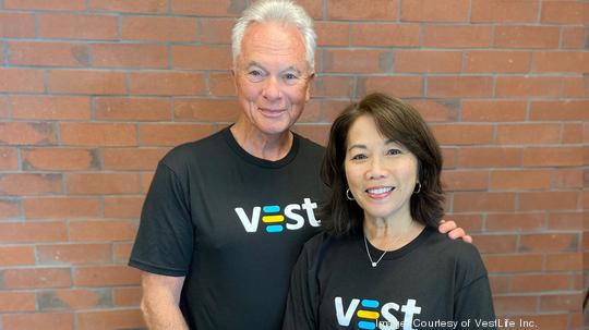 Vest Life Inc. founder Michael  and Sue Chin Pearce