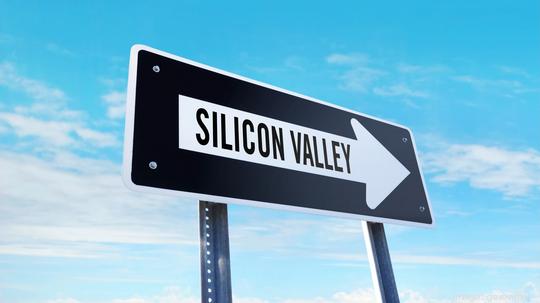 Silicon valley traffic sign