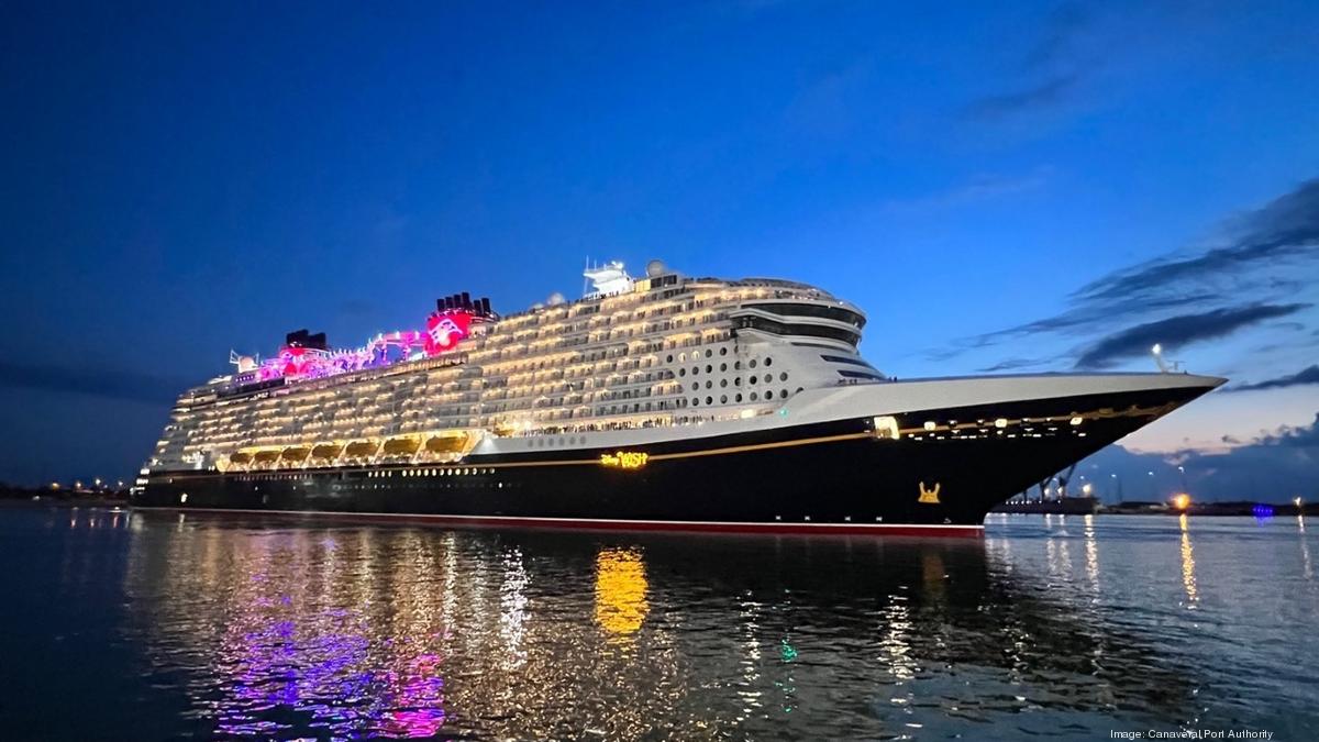 Disney Cruise Line's newest ship arrives at Florida's Port Canaveral