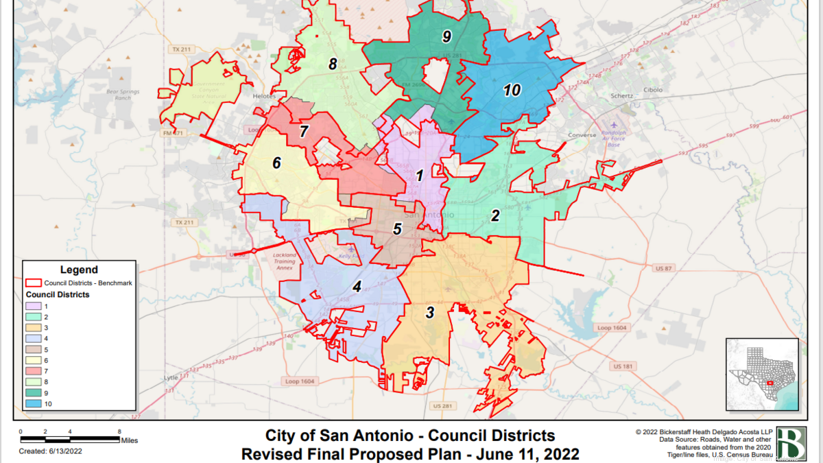 City of San Antonio approves new city council districts - San Antonio ...