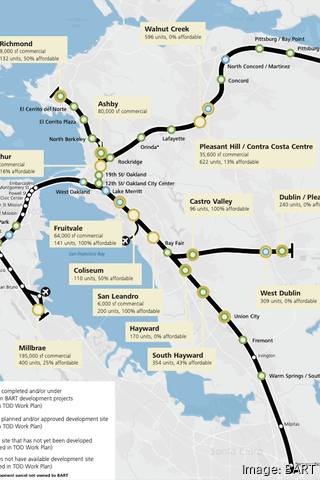 AB 2923, law opening door for more housing on BART land, to take effect ...