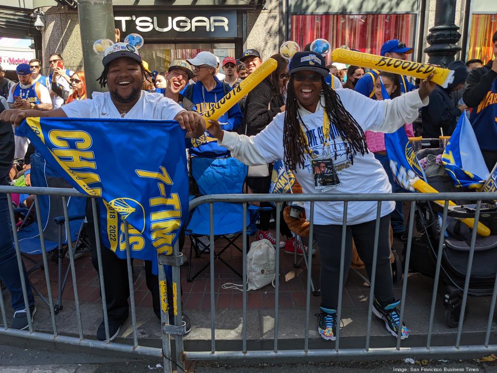 Gold blooded! Warriors celebrate NBA Finals win with San Francisco parade
