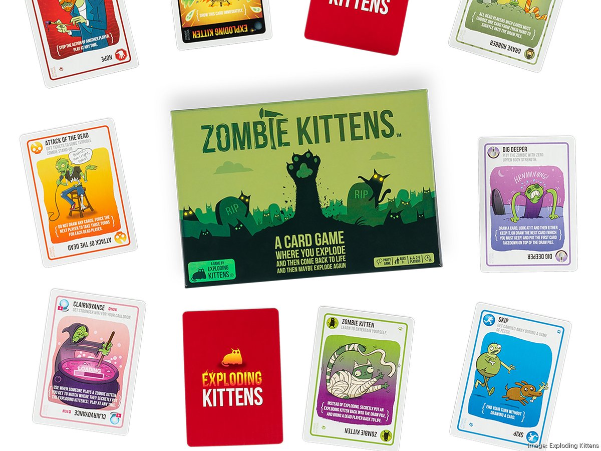 Exploding Kittens EKG-2EXP Game Cards