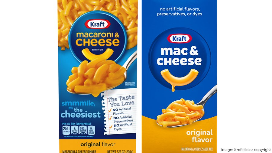 Kraft Macaroni & Cheese gets new name and look - Chicago Business Journal