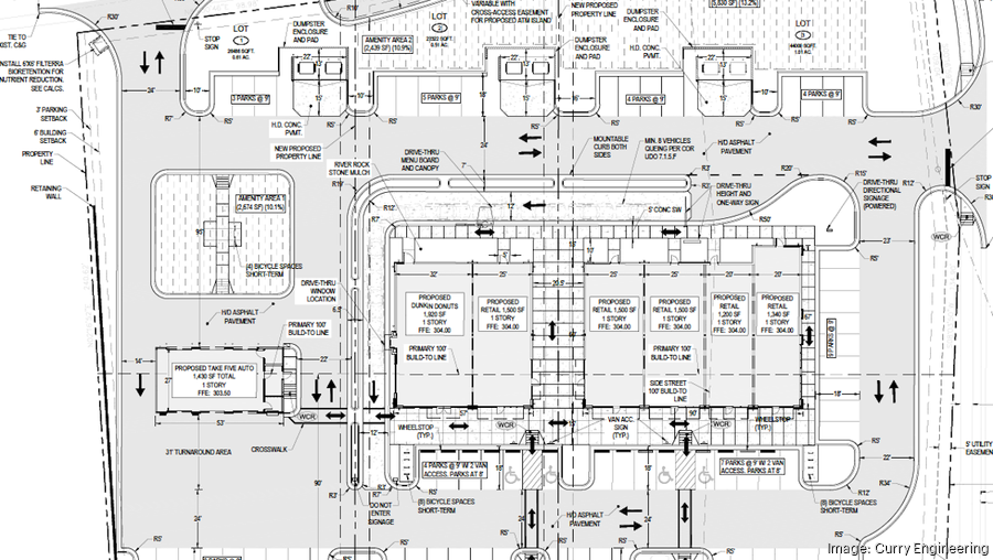New plans for Raleigh retail space still have Dunkin' add Truist