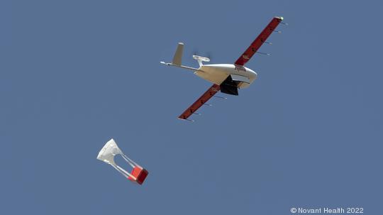 Novant Health Zipline drone delivery