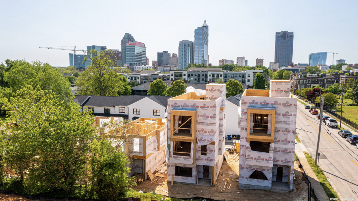 More luxury homes rise in downtown Raleigh - Triangle Business Journal