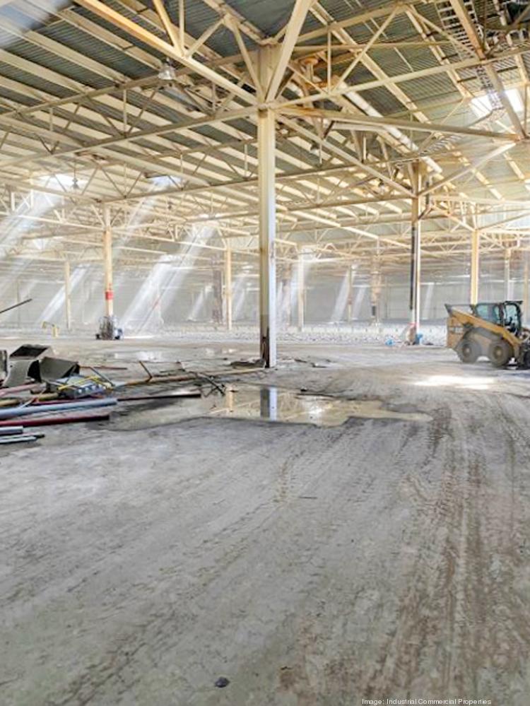 ICP is renovating the former GM paint shop, which includes 40-foot ceilings.