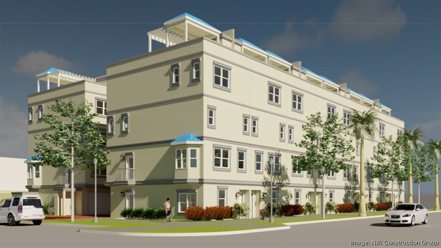 Downtown St. Pete townhouses in the works Tampa Bay Business Journal