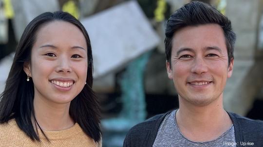 Uprise founders Jessica Chen Riolfi and Chris Goodmacher