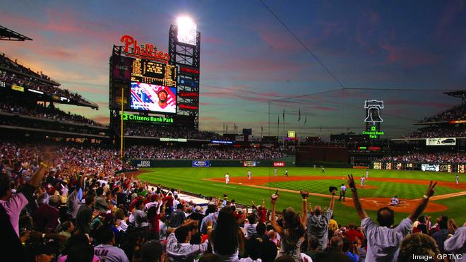 Citizen's Bank Park at sunset - Picture of Citizens Bank Park