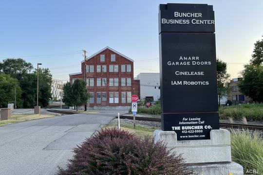 Buncher Business Center sign