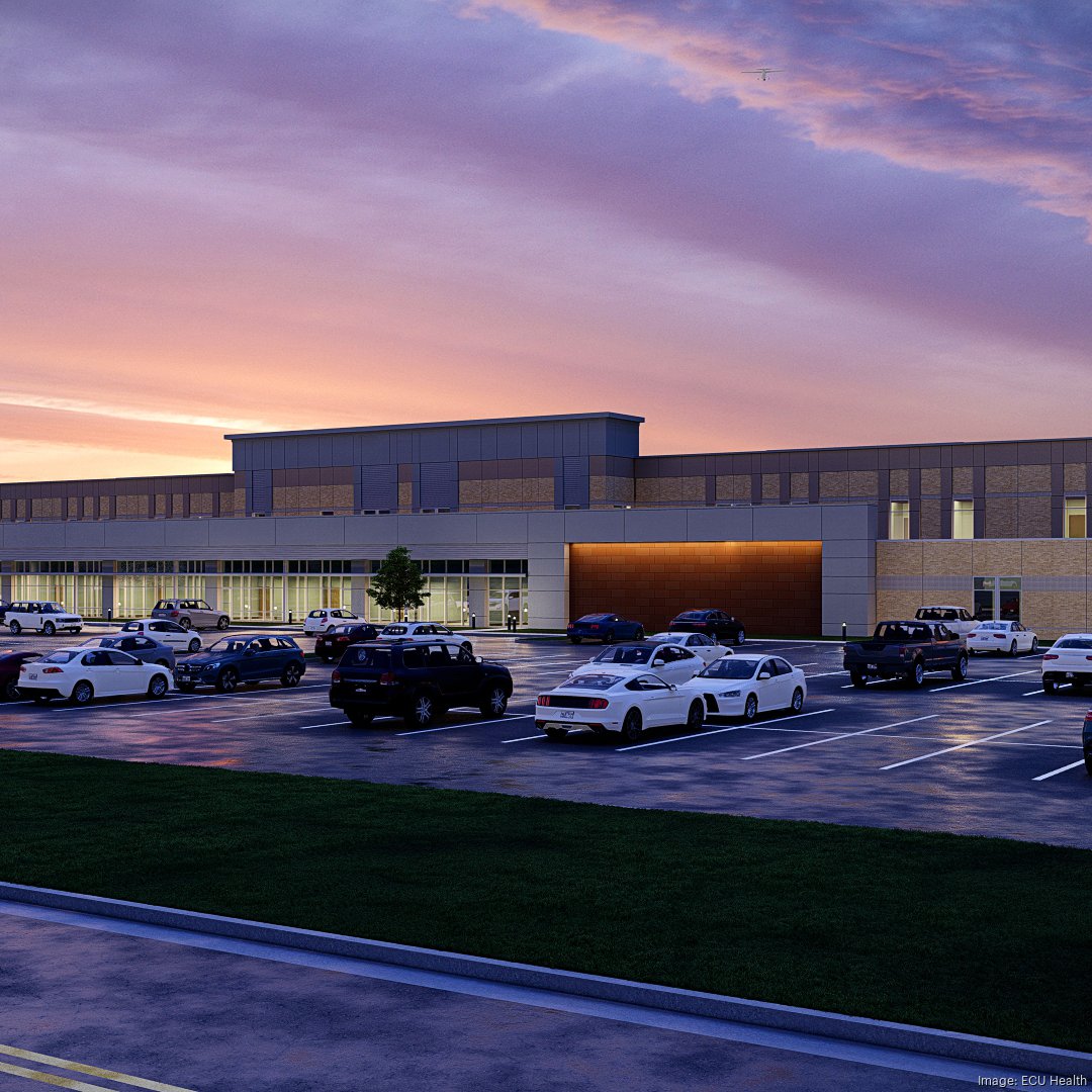 New Eastern NC hospital spotlights rising demand for care - Triangle  Business Journal, image size:1080x1080